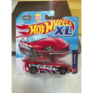Hot Wheels XL Toyota Supra Red GReddy 2026 Series 2/24 Die-Cast Car Mattel JKL02